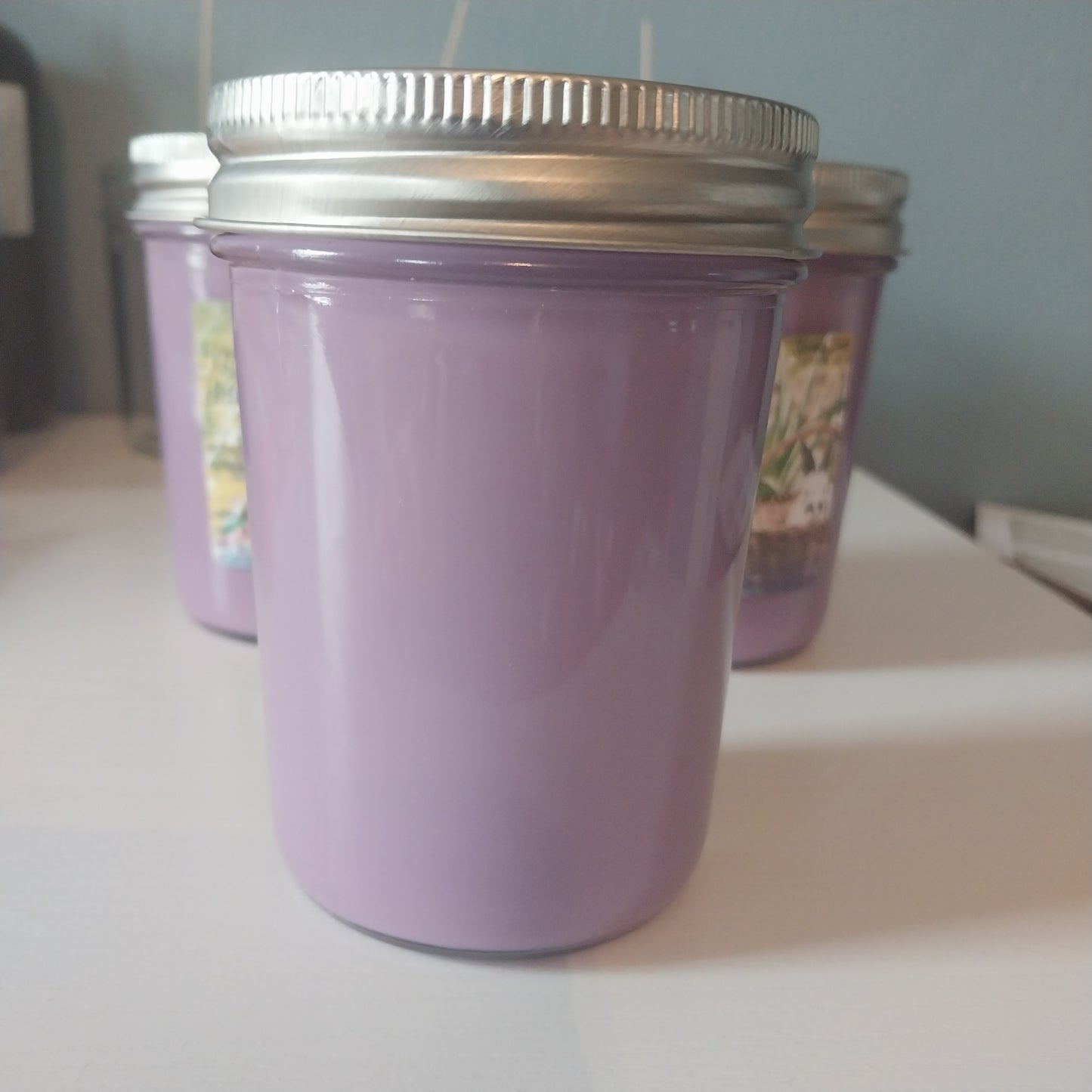 Jelly Jar Candle 7oz Net Wax Weight Made with Soy Wax