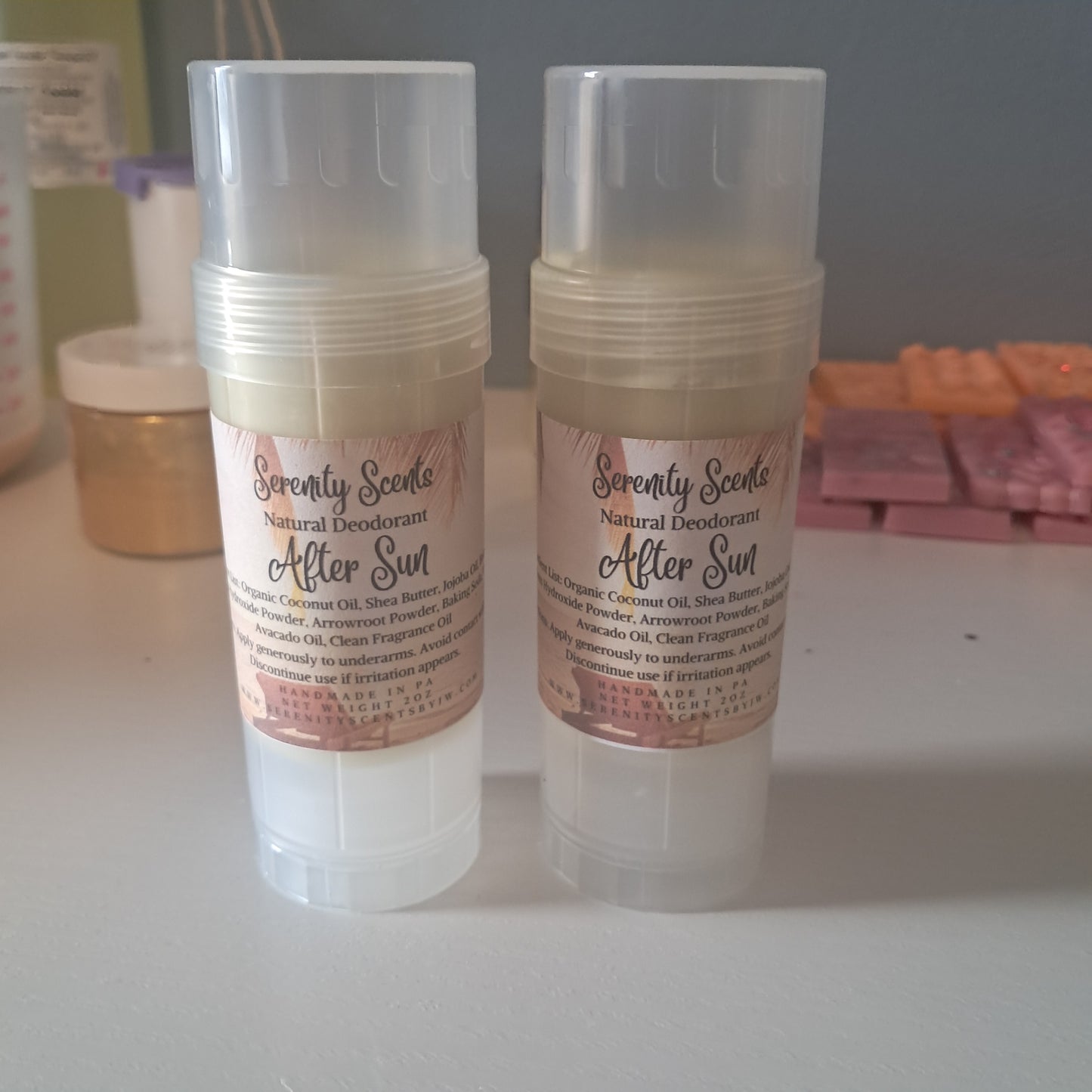 All Natural Deodorant - Aluminum Free - 2oz Twist Tube