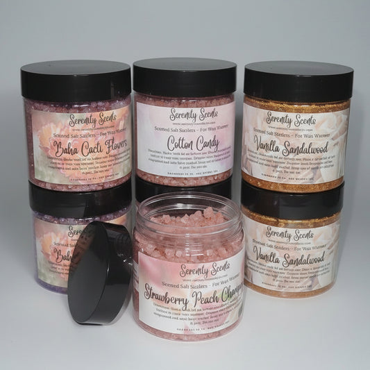 Scented Salt Sizzlers. Aroma Crystals for Wax Warmer. Net Weight 5oz.