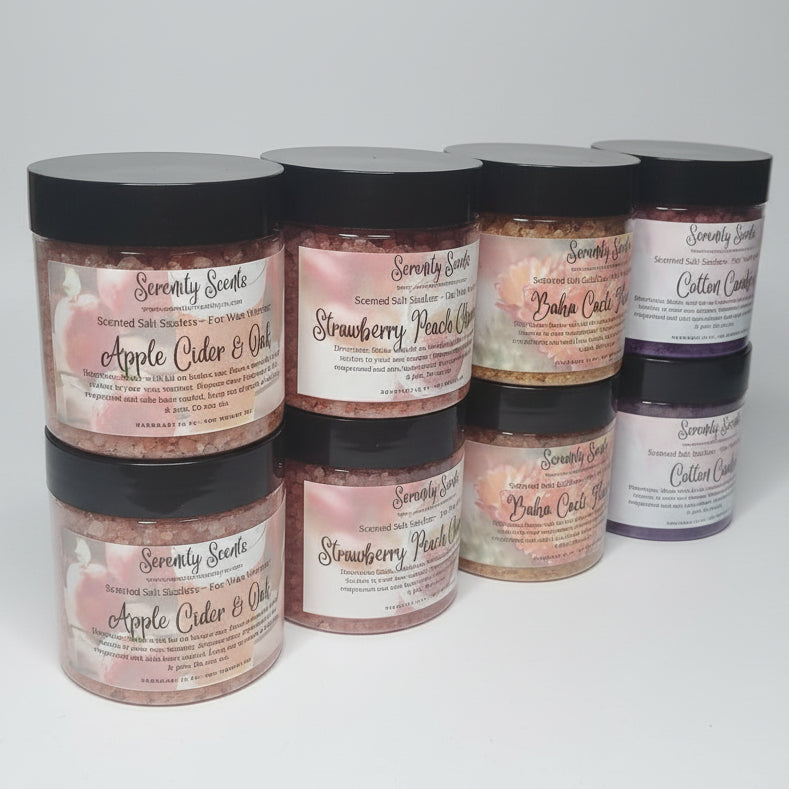 Scented Salt Sizzlers. Aroma Crystals for Wax Warmer. Net Weight 5oz.