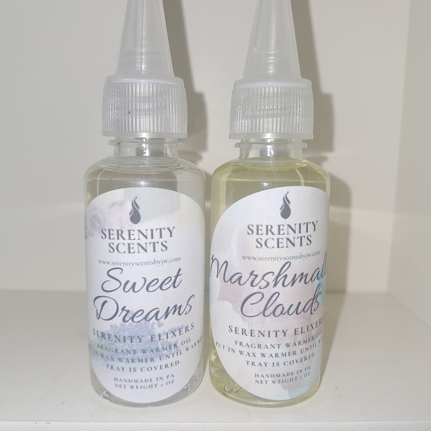 Serenity Elixers. Highly Scented Wax Warmer Oil. Net Weight 1oz.