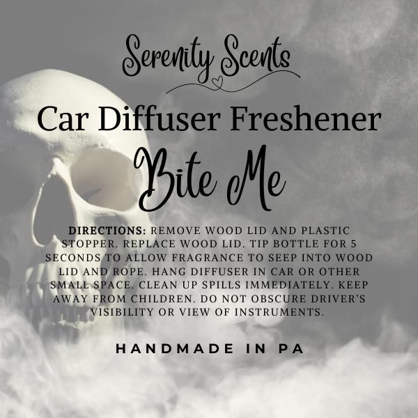 Scented Skull Car Air Freshener Diffuser